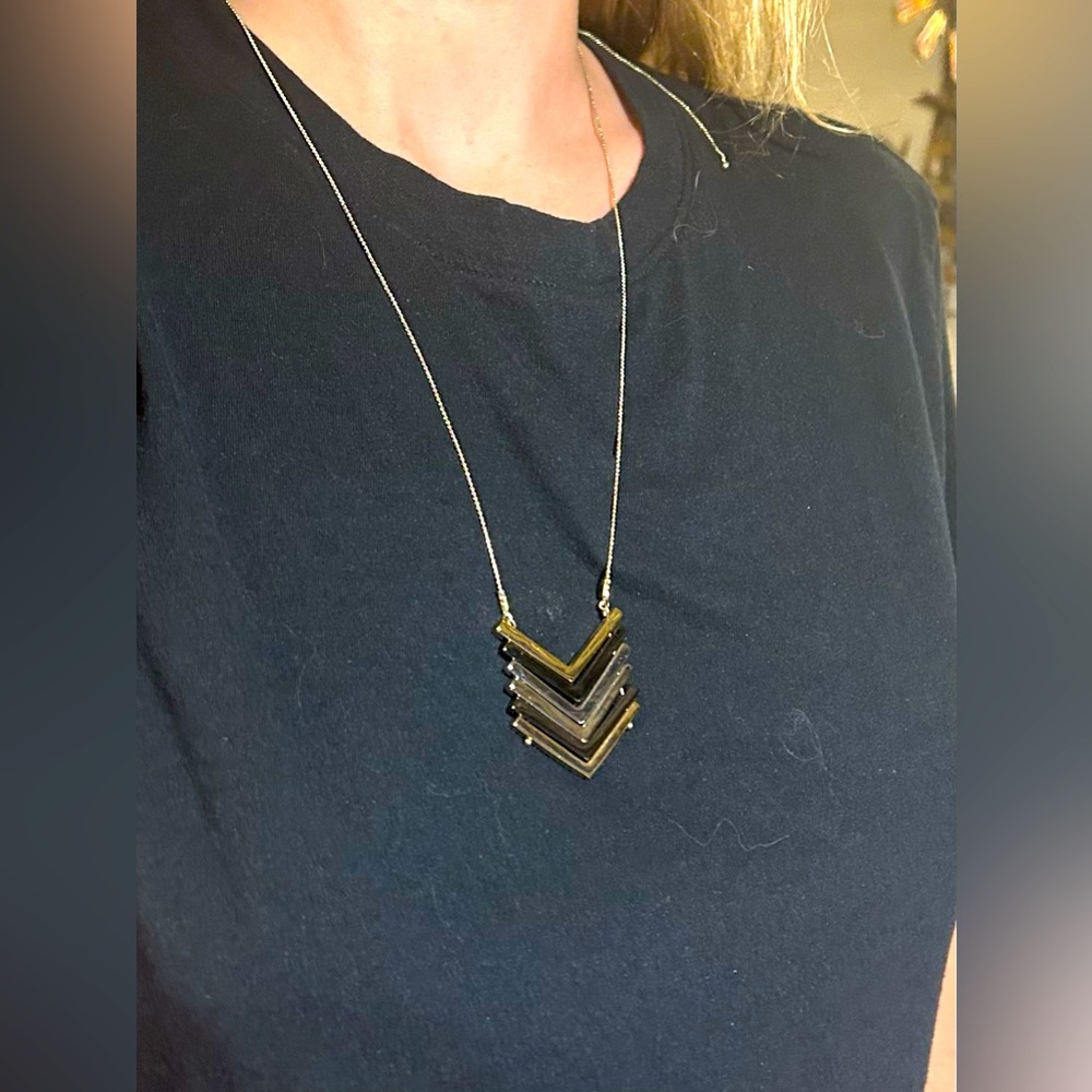 Long Statement Necklace, Arrow Necklace